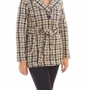 ELLEN REYES Lightweight
Women Button Fleece Jacket
Peacoat Sz M Belt 9